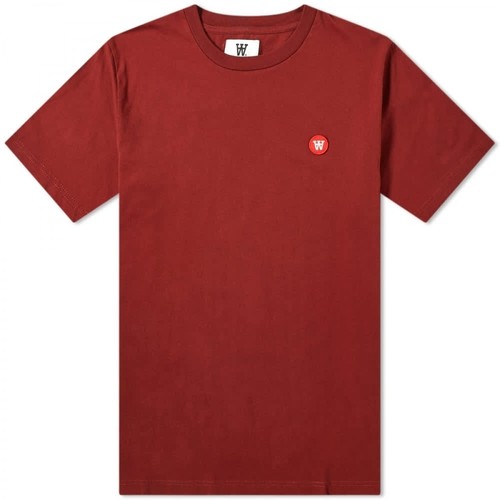 Wood Wood, Ace T-shirt Czerwony, male, 219.00PLN