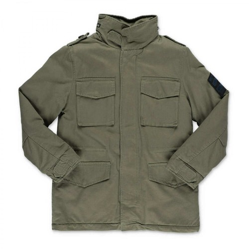 Zadig & Voltaire, Military green cotton parka jacket Zielony, male, 1001.00PLN