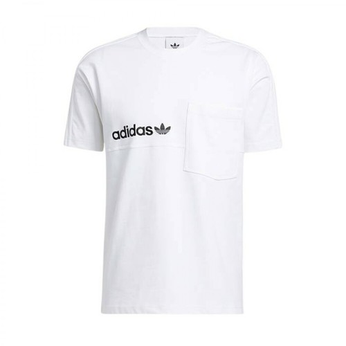 Adidas Originals, Koszulka Sprt Heavyweight Pocket H31301 S Biały, male, 159.85PLN