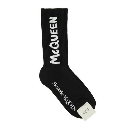 Alexander McQueen, Socks Czarny, male, 342.00PLN