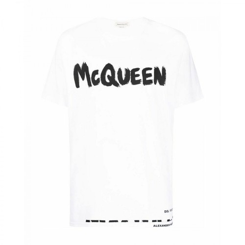 Alexander McQueen, T-shirt Biały, male, 1186.00PLN