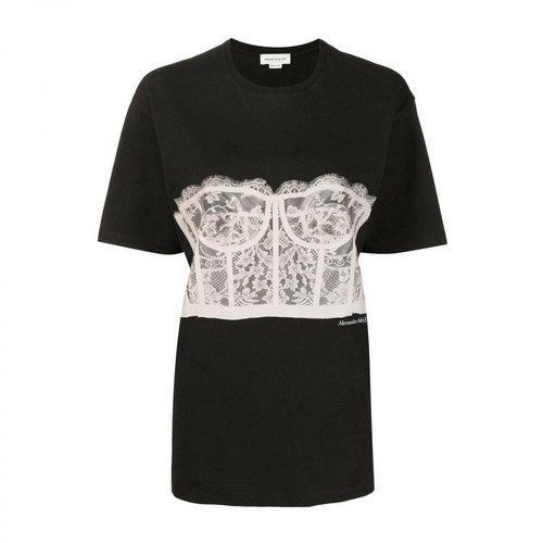 Alexander McQueen, T-shirt Czarny, female, 1095.00PLN