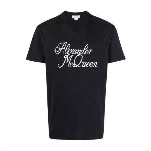 Alexander McQueen, T-shirt Czarny, male, 1779.00PLN