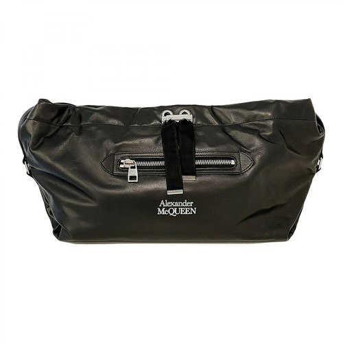Alexander McQueen, The Bundle drawstring bag Czarny, female, 5171.40PLN