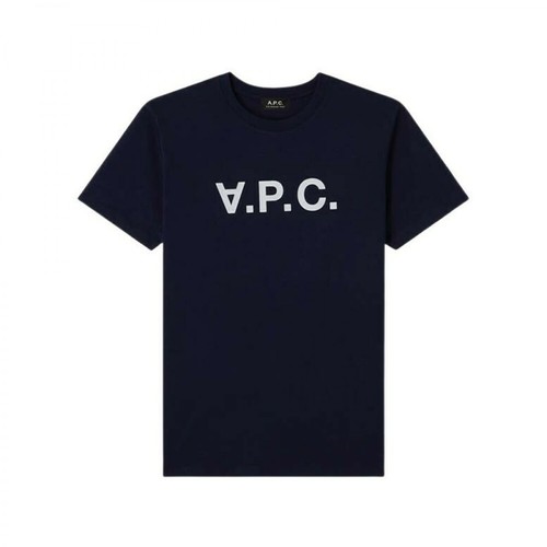 A.p.c., Koszulka męska Vpc Color Cobqx-H26943 Niebieski, male, 435.85PLN