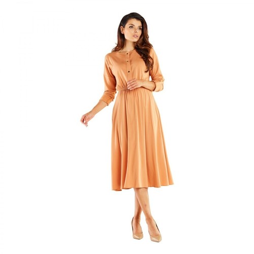 Awama, Sukienka A452 Pomarańczowy, female, 167.20PLN