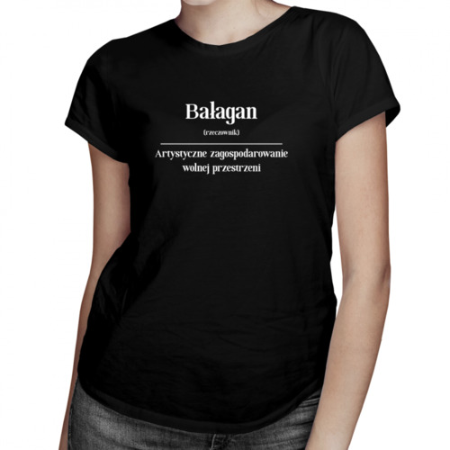 Bałagan - damska koszulka z nadrukiem 69.00PLN