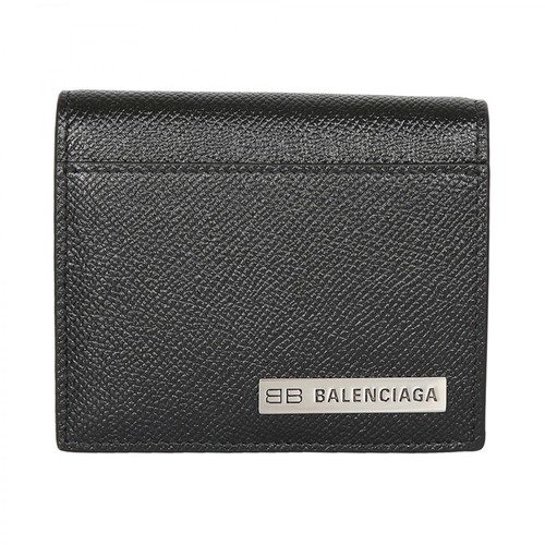Balenciaga, branded wallet Czarny, male, 1414.00PLN