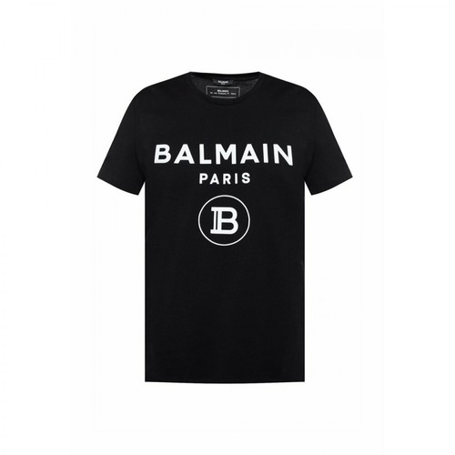 Balmain, T-shirt Czarny, male, 1608.60PLN