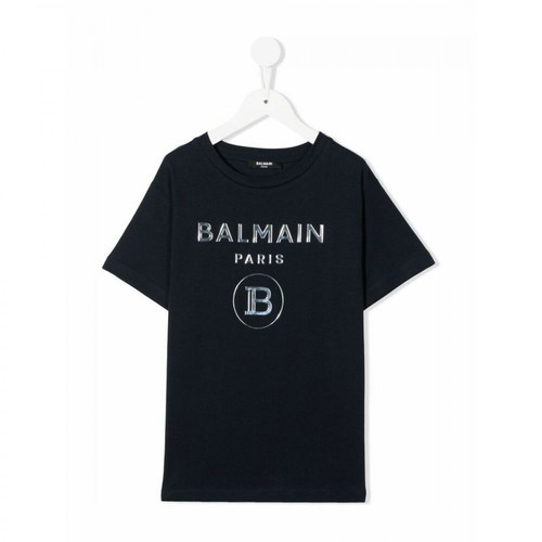 Balmain, T-shirt Niebieski, male, 519.00PLN