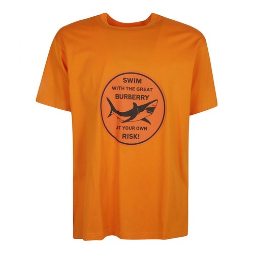 Burberry, T-shirt Pomarańczowy, male, 1322.00PLN