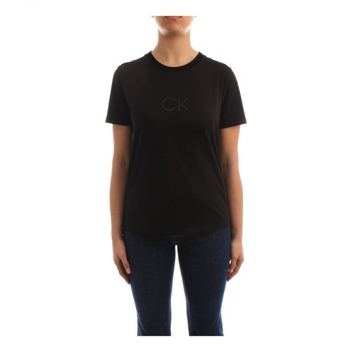 Calvin Klein, K20K203703 T-shirt Czarny, female, 374.00PLN