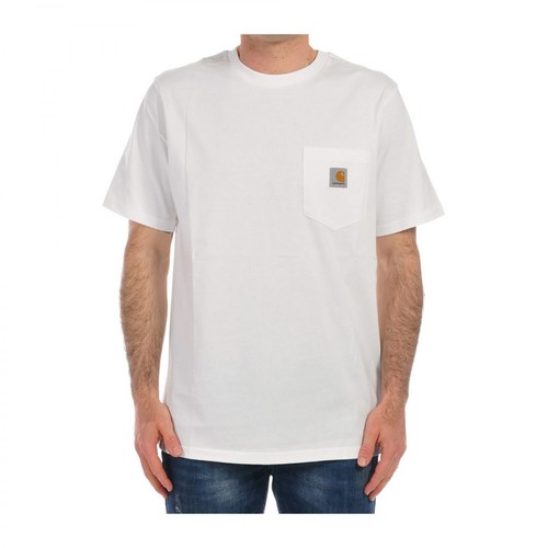 Carhartt Wip, T-shirt Biały, male, 114.00PLN