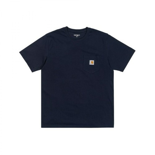 Carhartt Wip, T-shirt Niebieski, male, 137.00PLN