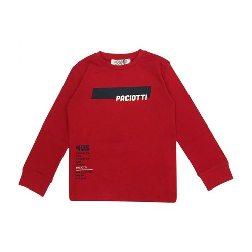 Cesare Paciotti 4US, T-shirt Czerwony, female, 135.00PLN