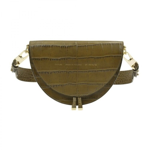 Chylak, Saddle Bag Handbag Leather Zielony, female, 1444.54PLN