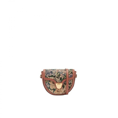 Coccinelle, Beat Saddle Small Tapestry bag Brązowy, female, 1049.00PLN