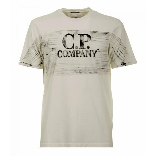 C.p. Company, T-Shirt Beżowy, male, 579.18PLN
