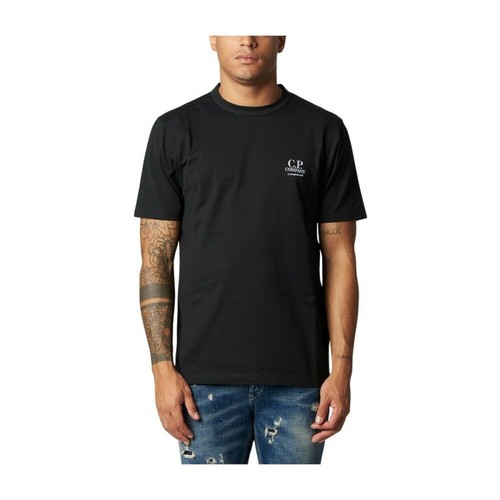 C.p. Company, T-shirt Czarny, male, 454.00PLN