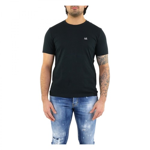 C.p. Company, T-Shirts - Short Sleeve Czarny, male, 214.47PLN