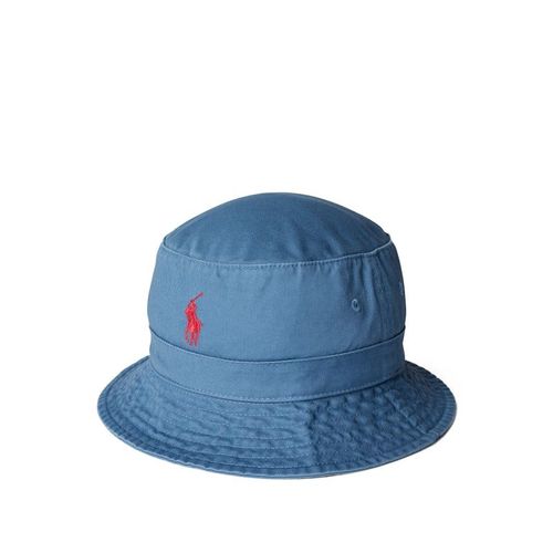 Czapka typu bucket hat z czystej bawełny z nadrukiem z logo 229.99PLN