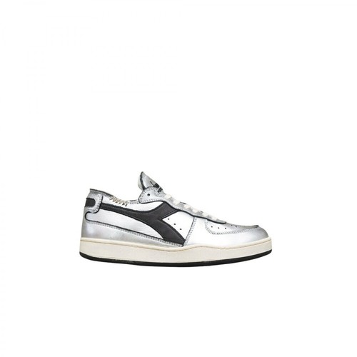 Diadora, Mi Basket Row Cut Silver Used W Sneakers Szary, female, 979.99PLN