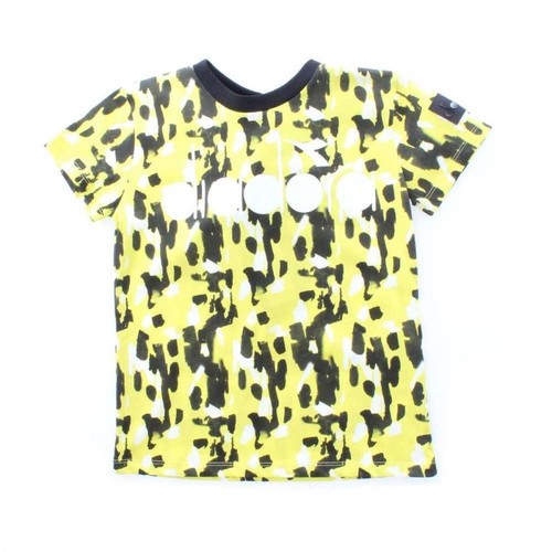 Diadora, T-shirt Żółty, male, 359.00PLN