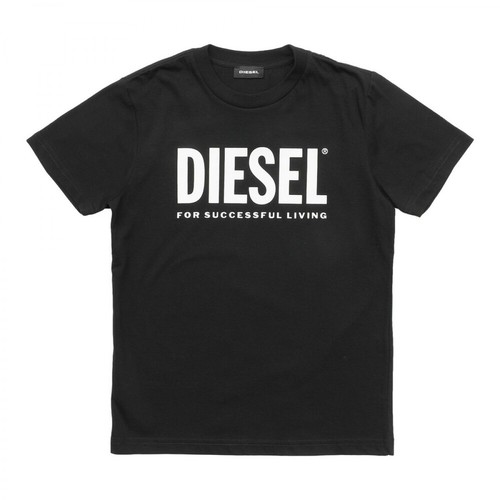 Diesel, Bawełniana koszulka Czarny, male, 165.00PLN