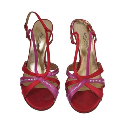 Dolce & Gabbana Pre-owned, Flat shoes Czerwony, female, 1026.00PLN