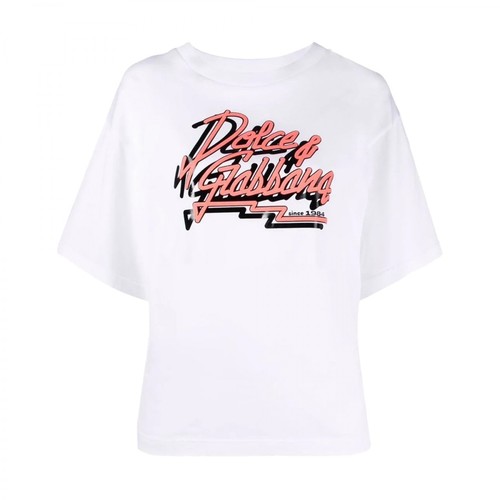 Dolce & Gabbana, T-shirt Biały, female, 2292.00PLN
