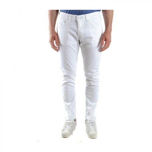 Dondup, Spodnie jeansowe Biały, male, 715.00PLN