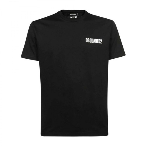 Dsquared2, T-shirt Czarny, male, 771.00PLN