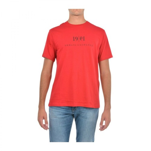 Emporio Armani, T-shirt Czerwony, male, 206.00PLN