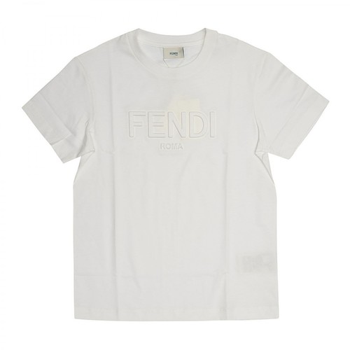 Fendi, T-Shirt Biały, female, 1168.00PLN