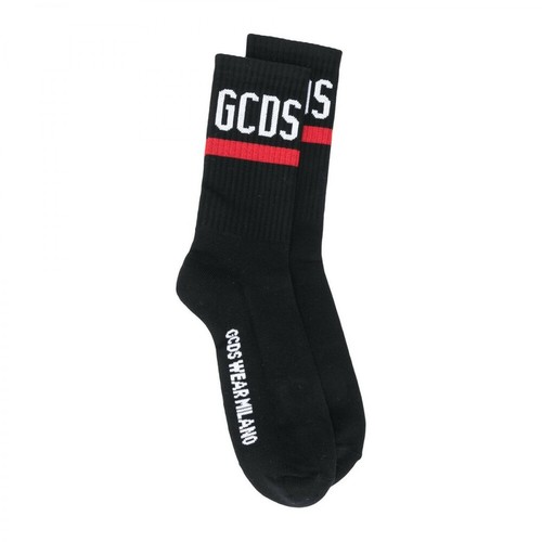 Gcds, Logo Socks Czarny, male, 137.00PLN