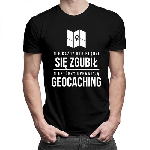 Geocaching - męska koszulka z nadrukiem 69.00PLN