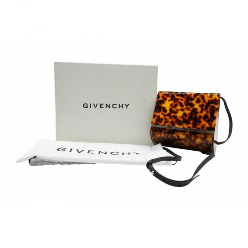 Givenchy, Mini Pandora Box Bag in Animal Print Czarny, female, 3922.00PLN