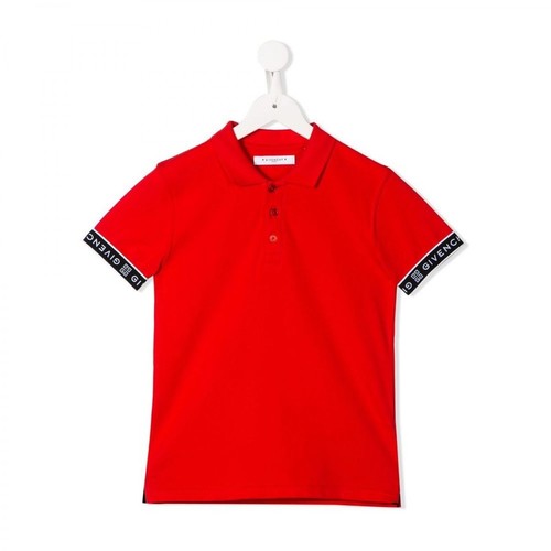 Givenchy, pika polo mm + logo elastyczne krawędzie Czerwony, male, 749.33PLN