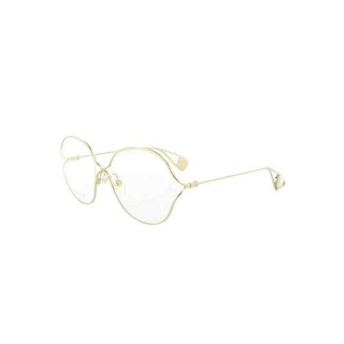 Gucci, Glasses 0254O Żółty, female, 1834.00PLN