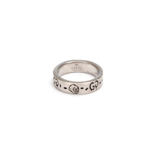 Gucci Vintage, Pre-owned Sterling Silver Gg Ghost Ring Szary, female, 1341.00PLN