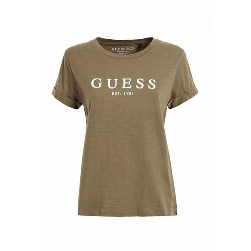 Guess, T-shirt Brązowy, female, 228.00PLN