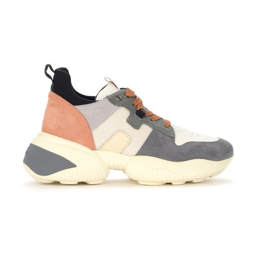 Hogan, Sneakers Interaction in suede e nappa Beżowy, female, 1651.00PLN