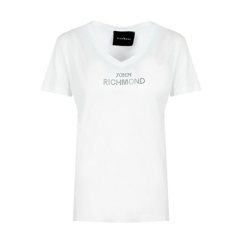 John Richmond, T-Shirt Derly Biały, female, 274.00PLN