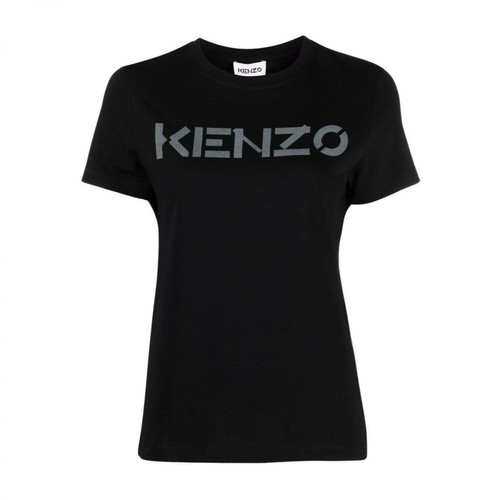 Kenzo, branded T-shirt Czarny, female, 347.00PLN