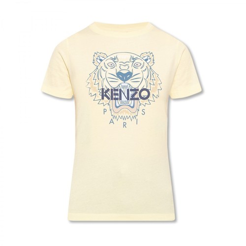 Kenzo, Logo T-shirt Żółty, female, 434.00PLN