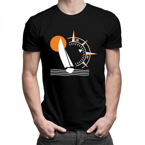 Kompas Jacht - męska koszulka z nadrukiem 69.00PLN
