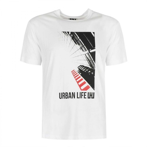 Les Hommes, T-shirt Urban Life LHU Biały, female, 318.00PLN