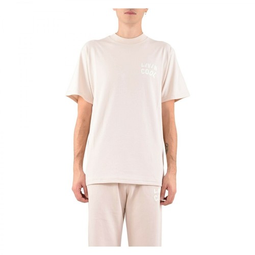 Livincool, T-shirt Beżowy, male, 245.11PLN