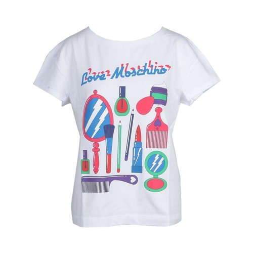 Love Moschino, T-shirt Biały, female, 452.00PLN
