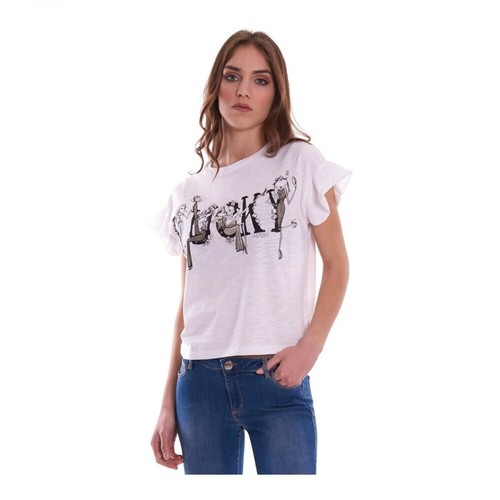 Luckylu, T-Shirt Biały, female, 342.00PLN